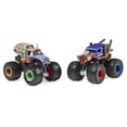 thumbnail image 5 of Monster Jam, 1:64 Scale Die-Cast Monster Trucks 2-Pack (Style May Vary), 5 of 5