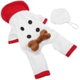 thumbnail image 2 of Ropa cálida para mascotas, conjunto de ropa cómoda y a la moda con gorro navideño para perros pequeños, medianos y grandes, 2 of 8