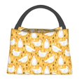 thumbnail image 2 of Vsdgher Funny Chicken Print Insulated Reusable Bags with Sturdy Zipper and Handles, Foldable Totes for Hot or Cold Food Bring or Delivery, 2 of 8