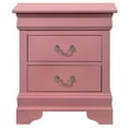 thumbnail image 3 of Glory Furniture Louis Phillipe Night Stand in Pink Color, 3 of 5