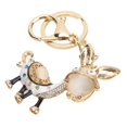 thumbnail image 3 of Rhinestone Keychain, Oil Dripping Process  Seamless Welding Exquisite Czech Rhinestones  Cute Keychain  For Bag  For Car Pendants, 3 of 8