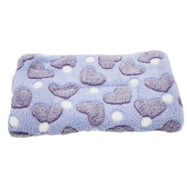 Almohadilla de lana cálida para hámster, suave y cómoda, almohadilla para dormir cálida de invierno para hámster, conejos, chinchillas, color morado