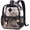 Black, variant on Clear Mesh Backpack for Stadium Events Approved 12×12×6, Thick TPU Mini Clear Bag with Front Pocket for Concert Sport Events Work Travel,Purple