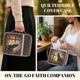 thumbnail image 5 of Yuyamidu Horse Bible Case Cross Bible Cover for Women Brown Quilted Bible Bag Portable Scripture Study Carrying Book Cover Church Bag with Bookmarks Index Tabs, 5 of 8