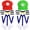 Red and Green, variant on Super Bros Costume, Super Bros Hat Mustache Gloves Suspenders Buttons Sets for Halloween Cosplay