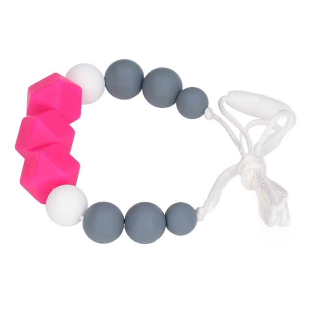 Juguetes para la dentición Jadeshay Collar de lactancia para bebés silicona