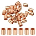 thumbnail image 1 of Uxcell Wire Rope Stop Sleeve, Copper Crimping Loops Sleeve Round Crimp Ferrules for Wire Rope and Cable Ferrule 3/16"(5mm), 1 of 7