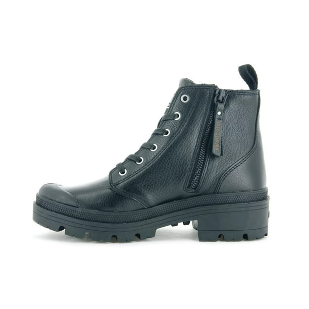 PALLADIUM Bottes en Cuir Pallabase Noir noir 7 5 M Walmart