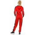 thumbnail image 3 of JuicyTrendz 2 Piece Tracksuits For Women Jogging Casual Sweatsuits Jogger Outfit Long Sleeve with Pocket Red XL, 3 of 5