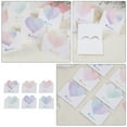 thumbnail image 4 of Phenofice 60Pcs Heart Shaped Greeting Cards Assorted Color Blank Blessing Cards for Couples, 4 of 8