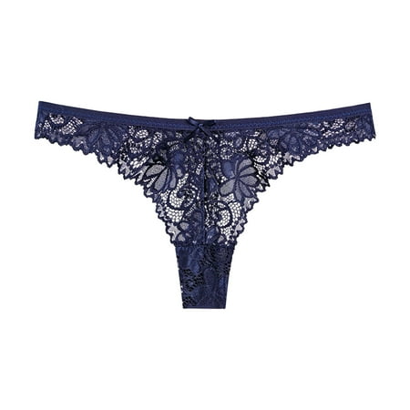 

Reed Women Lace Bow Back Panty Transparent Hollow Out Underwear Comfort Seamless Low Waist Briefs Lingerie
