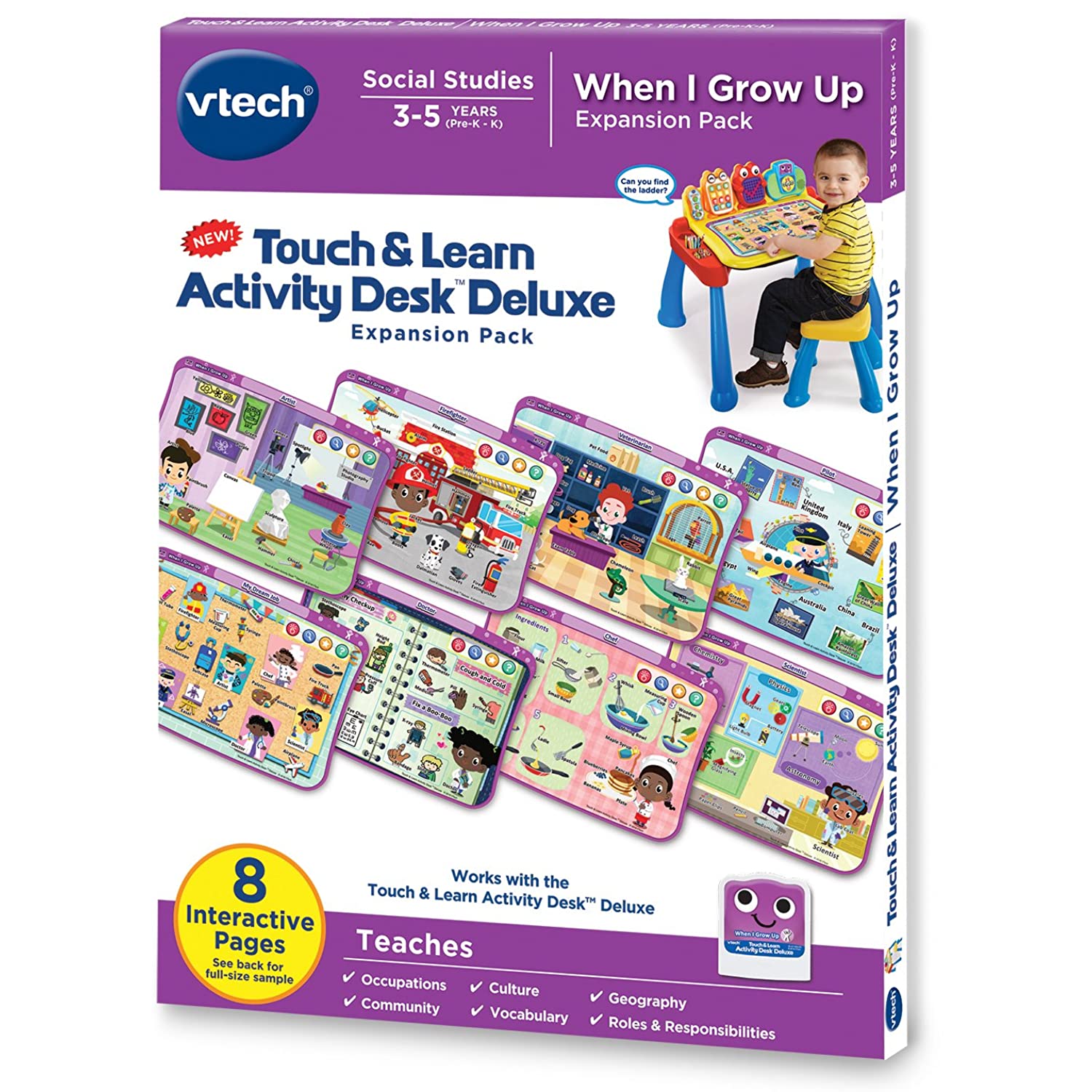 vtech touch and learn activity desk deluxe walmart