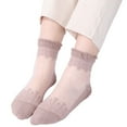 thumbnail image 2 of Brown Socks 1 Pairs Unisex Warm Soft Print Sport Socks Medium Stockings Winter Socks, 2 of 4