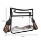 thumbnail image 1 of Bolso bandolera transparente Bolso de hombro de PVC transparente informal para concierto (negro) Ndcxsfigh  Para Estrenar, 1 of 8