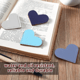 thumbnail image 3 of Marcapáginas de cuero con forma de corazón, marcapáginas de esquina de página, marcador de libros de lectura hecho a mano personalizado para amantes de los libros, regalos, 3 of 5