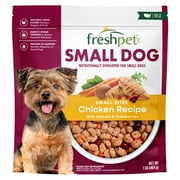 Freshpet Healthy & Natural Food for Small Dogs/Breeds, Grain Free Chicken Recipe, 1lb