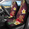 thumbnail image 2 of XYZCANDO Hawaiian Hibiscus Car Seat Covers for Man Protector Auto Seat Covers Soft Anti-Slip, for Truck SUV Van, 2 of 10