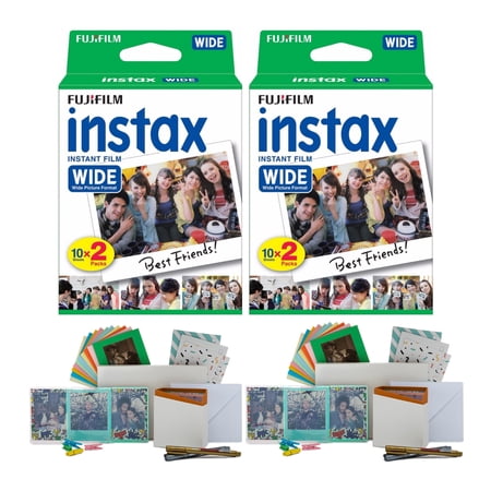 UPC: 0196271801504 | Fujifilm instax Wide Instant Film Twin Pack (40 Exposures) Bundle