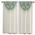 thumbnail image 2 of Mandala Pattern Ethnic Retro Curtain Home Decoration Living Room Short Curtains Window Treatments For Kitchen Bedroom, 2 of 6