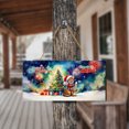 thumbnail image 4 of Merry Christmas and Happy New Year Santa Abyssinian Holiday Xmas Winter 2025 Landscape Wood Sign Cat Lover Kitten Owner Gifts Hanging Wall Home Decor - 00024, 4 of 5
