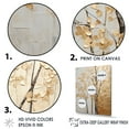 thumbnail image 3 of Designart "Golden Harmony Tree Landscape II" Landscape Trees Floater Framed Wall Decor, 3 of 5