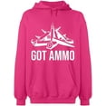 thumbnail image 2 of OXI Hoodie Sweatshirt - Basic Casual Hoodie for Men's and Women Fleece Hoodie Long Sleeve - Heliconia Medium, 2 of 3