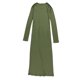 thumbnail image 2 of bar III Blusa tipo túnica fruncida para mujer, verde, mediana, 2 of 2