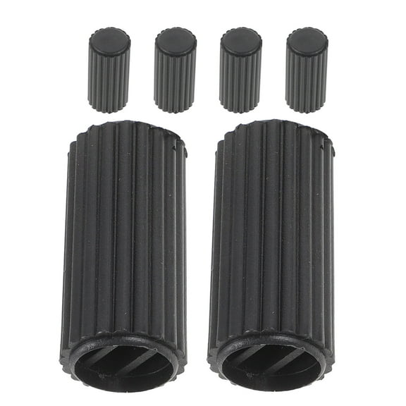 OUNONA 6 Pcs Protection Brakes Wheelchair Brake Accessories 4.00X1.50X1.50CM Black