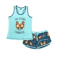 thumbnail image 3 of LazyOne Matching Pajamas for Women, Cute Pajama Shorts and Tank Top Set, Otter (Otterly Exhausted, X-Large), 3 of 6