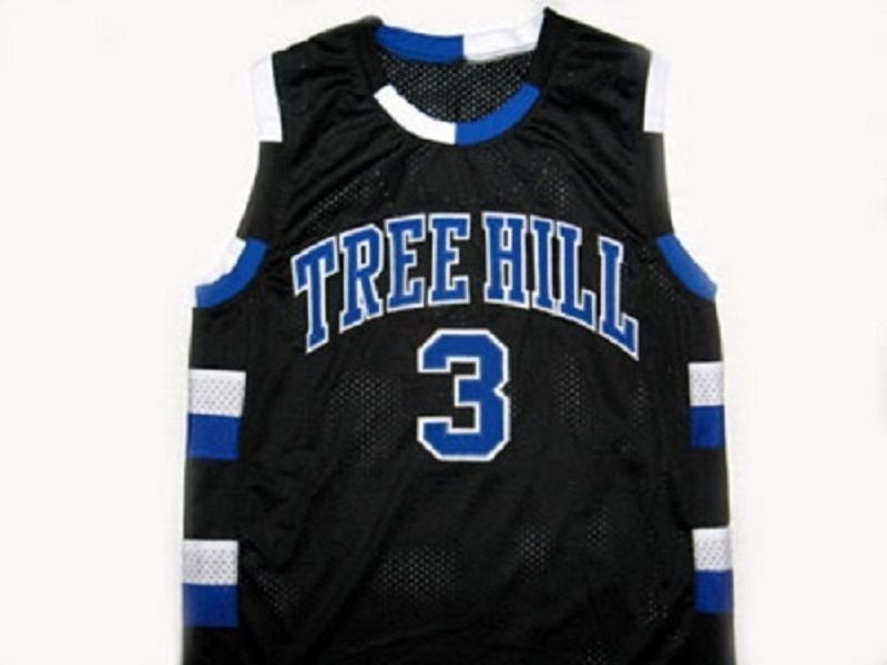 Lucas Scott 3 One Tree Hill Ravens Basketball Jersey Adult Costume White Uniform 