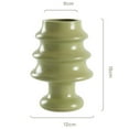 thumbnail image 2 of Shaped Ceramic Vase Desktop Ornament Unique Design For Floral Arrangements And Enhancement, 2 of 2