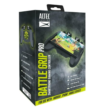 Altec Lansing - BattleGrip Pro Mobile Gaming Controller for all Mobile Devices - Black