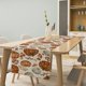 thumbnail image 2 of Caminos de mesa con estampado de calabazas otoñales y hojas de arce. Manteles con ambiente de Acción de Gracias para mesas de comedor y muebles de televisión. Manteles para cafeterías., 2 of 8