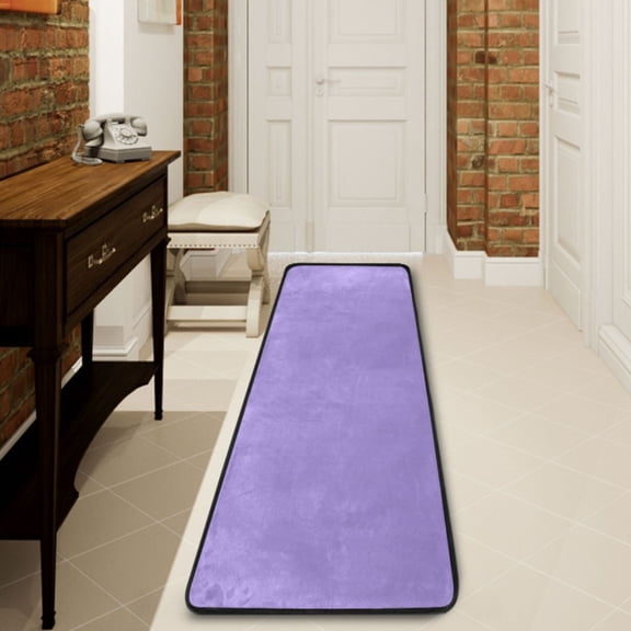 Ryvnso Lavender Purple Hallway Runner Rugs Floor Carpet Non Slip Entryway Mat 2' x 6'