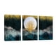 thumbnail image 1 of Cuadro Decorativo Tríptico Vertical Luna Blanca y Árbol Canvas Revolution Set De 3 Cuadros 25x38 cm, 1 of 5