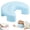 Blue, variant on COOKCOK Side Sleeper Pillow for Adults, Ergonomic Memory Foam Pillow with Arm Hole for Neck and Shoulder Pain, Shoulder Pillow for Side Sleepers, Blue