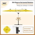 thumbnail image 5 of COSIEST 10ft Offset Patio Umbrella, Cantilever Hanging Outdoor Umbrella for Market, Backyard, Poolside, Garden, 5 of 7