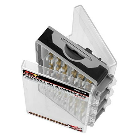 

Performance Tool W9040 Drill Bit and Driver Set (28 Pieces)