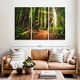 thumbnail image 2 of Elephant Stock Sunrise At Jedediah Redwoods State Park Wall Art - Horizontal Multi Panel Canvas - Living Room Wall Decor - Nature Multi Panel - Brown And Orange Decor By Scott Stulberg - 65" x 42", 2 of 4