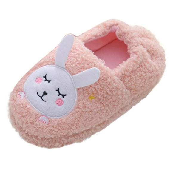 Toddler Slippers Boys Toddler Infant Kids Baby Warm Shoes Boys Girls Soft-Soled Slippers