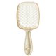 thumbnail image 2 of 1pc Fluffy Styling Comb Honeycomb Hole Comb Massage Comb Wet and Dry Hollow Comb, Defining Styling Comb Black Blue-Gold Flash Handle, 2 of 4