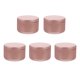 thumbnail image 1 of 5 tarros de aluminio vacíos redondos rellenables para velas y cosméticos., 1 of 4