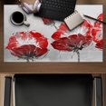 thumbnail image 2 of Begin Home Decor C1DM1424IH7OI3 14 x 24 in. Wild Flowers Desk Mat - Gray Background Home Decor Accessory, 2 of 4
