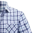 thumbnail image 3 of Maplenight Button Down Shirts for Men Plaid Lapel Short Sleeve Mens Shirts with Pocket Regular Vacation Causal Business Tops for Summer Fall, 3 of 5