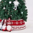 thumbnail image 6 of BIGTREE Christmas Tree Collar Dress up Skirt Elk Snow Print Woven Knitting Cover Holiday Decorations, 6 of 11