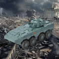 thumbnail image 1 of Modelo 1:72 de 4D Rompecabezas en Miniatura Vehículos de Carro de Orugas Azul claro Perfecl, 1 of 8