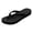 Black, variant on Womens Platform Flip Flops Fashion Casual Polka Dot Leopard Memory Foam Slippers Lightweight Walking Backless Sandals for Vacation Beach Summer Beige Size 7.5