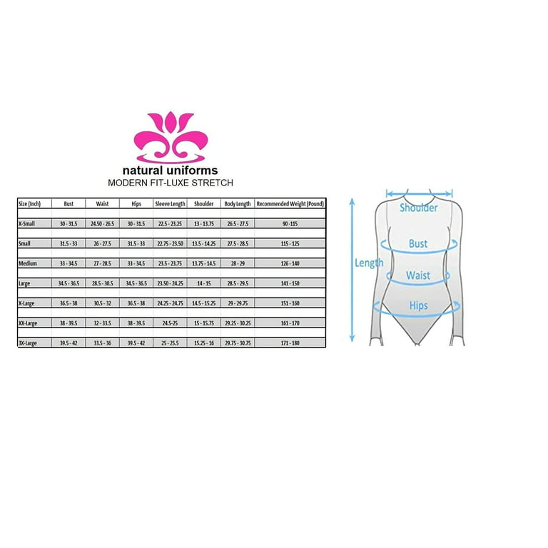M&M Scrubs Bodysuits for Women Long Sleeve Crew Neck Slim Fit Casual  Shapewear Body Suit (ceil Blue, 2X-Large) 