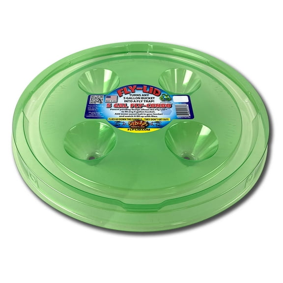 5 Gallon Bucket Fly Lid – Turn any 5 gallon bucket into a Fly Trap