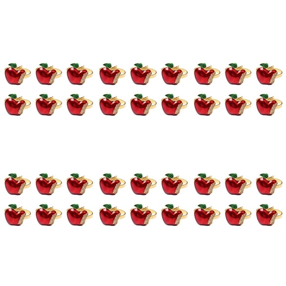 Napkin Rings Set of 36, Red  Napkin Ring for Wedding, , Banquet,  for Christmas, Birthday